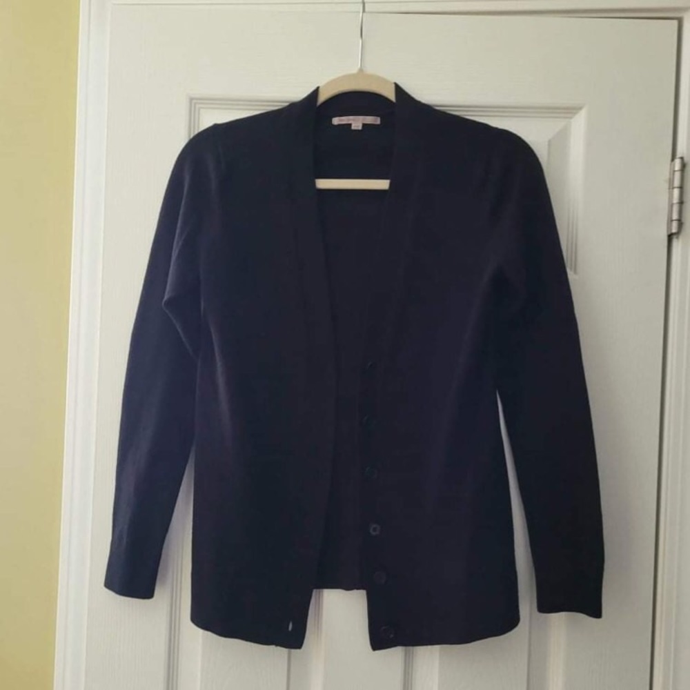 Black Long Sleeve Cardigan Gap